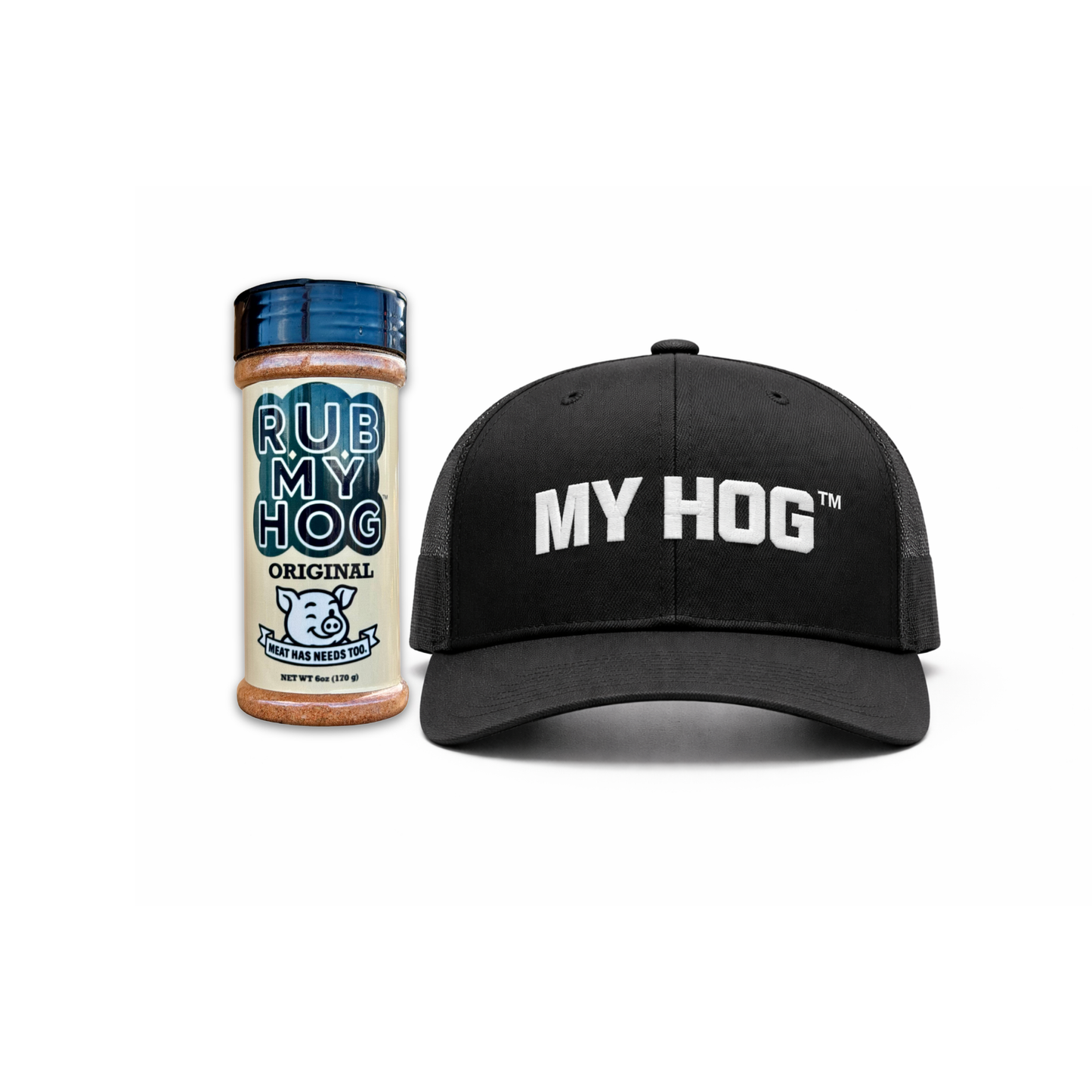 Rub My Hog™ + MY HOG™ Hat Bundle
